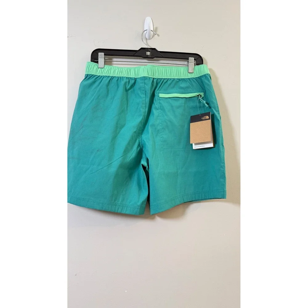 The North Face Class V Pull On Shorts Green Relaxed Fit Mens Medium NEW